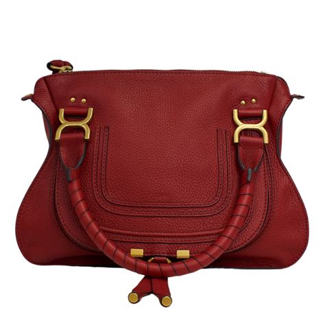 chloe marcie tasche rot|chloe marcie taschen.